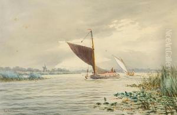 Wherry On The Norfolk Broads - view 1