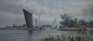 Near Hoveton Broads by Stephen John Batchelder