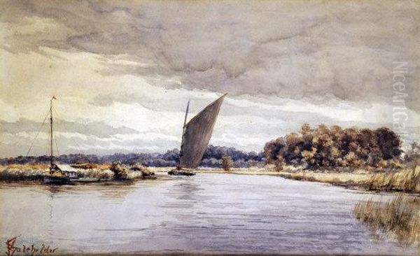 Sailing Barges On The Broads - view 1