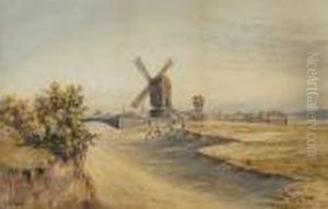 North Denes, Gt. Yarmouth From A Sketch Made In 1895 by Stephen John Batchelder