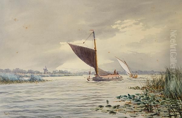 A Wherry On Oulton Broad - view 1