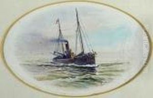 A Steam Naval Boat (a Converted Drifter) Inscribed 'one Of Our Creditors' A Steam Naval Boat (a Converted Drifter) Inscribed 'one Of Our Creditors'