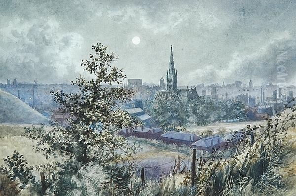 Norwich By Moonlight - view 1