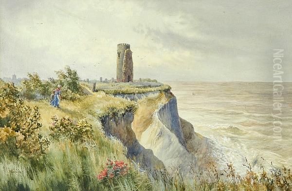 On The Cliffs Near Cromer - view 1