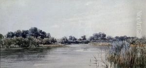 Broadland River Landscape by Stephen John Batchelder