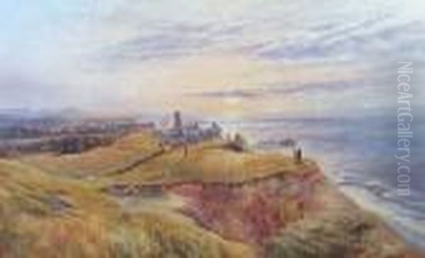 Sunset, Cromer From The East Cliffs - view 1