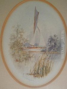 Yacht On The Broads by Stephen John Batchelder