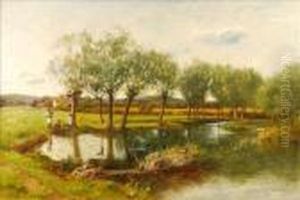 Children Playing Bythe Lake