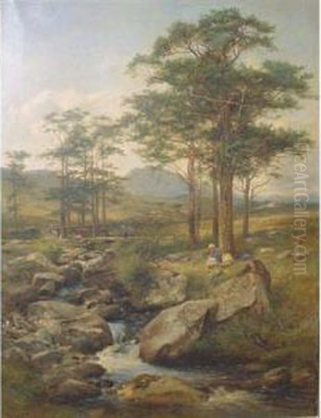 A View Of Mount Tryfan, Wales, From The Valley Of The Llugwy River - view 1