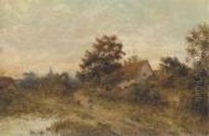 A Cottage In Gomshall, Surrey by David Bates