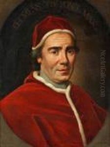 Circle Of 
Portrait Of Pope Clemns Xiv
