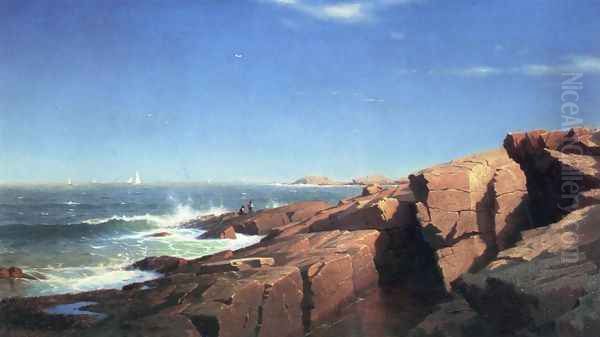 Rocks at Nahant 2 - view 1
