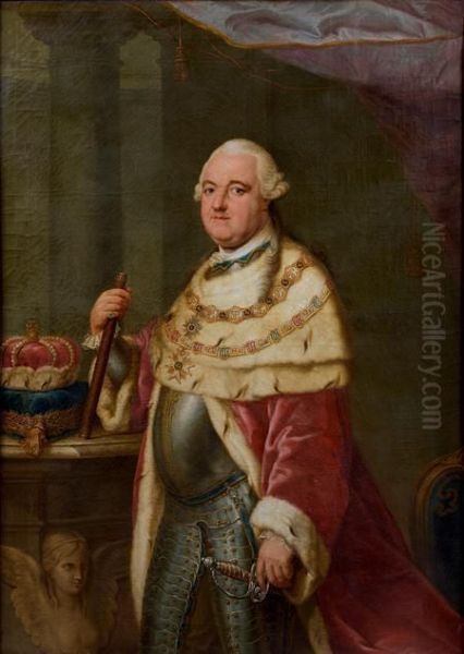 Portrait De L'electeur Karl Theodor De Baviere A Mi-corps (1724 - 1799) - view 1