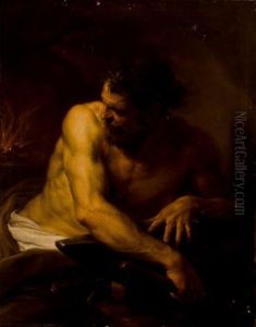 Vulcano En La Fragua by Pompeo Gerolamo Batoni