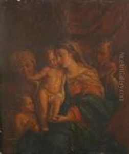The Holy Family by Pompeo Gerolamo Batoni