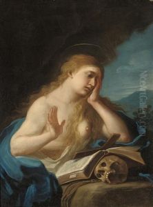 The Penitent Magdalen by Pompeo Gerolamo Batoni