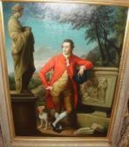Portrait Of A Gentleman With His Hound