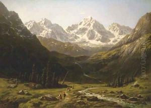 Alpine Scene by William Stanley Haseltine