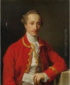 Portrait Du Baron Francois De Chambrier by Pompeo Gerolamo Batoni