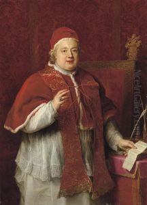 Ritratto Di Papa Clemente Xiii Rezzonico by Pompeo Gerolamo Batoni