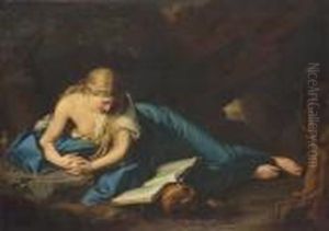The Penitent Magdalene by Pompeo Gerolamo Batoni