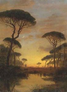 Evening Scene by William Stanley Haseltine