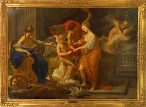 Lo Sposalizio Di Venere by Pompeo Gerolamo Batoni