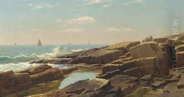 Rocks at Narragansett, Rhode Island - view 1