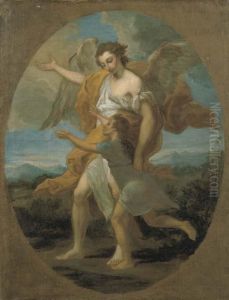 L'angelo Custode by Pompeo Gerolamo Batoni
