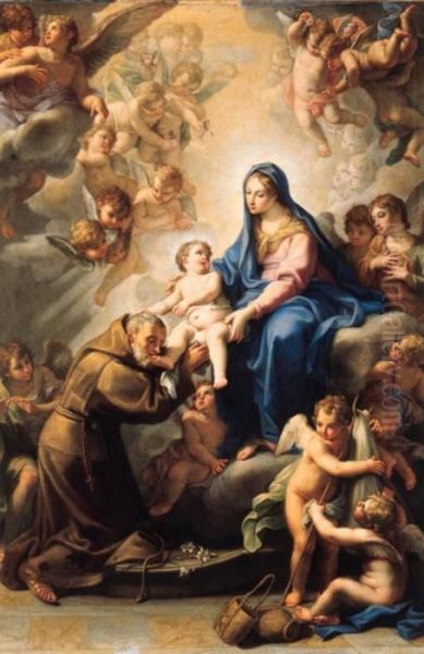 Saint Felix Worshipping The Madonna And Child - view 1