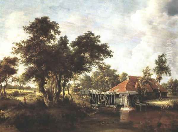 Wooded Landscape with Water Mill 1662-1664 - view 1