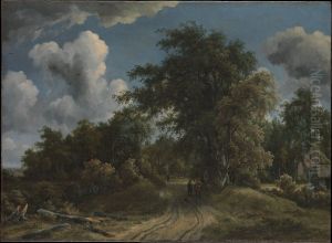 Woodland Road by Meindert Hobbema
