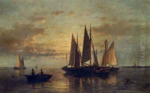 Crossing The Harbor by Abraham Hulk Snr