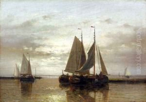 Fishing In A Calm by Abraham Hulk Snr