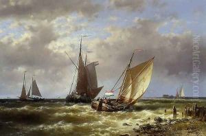 Shipping in Choppy Waters by Abraham Hulk Snr