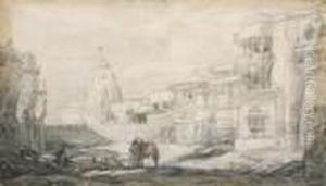 Hindoetempel: Arriving At The Palitana Temples, Gujarat,india