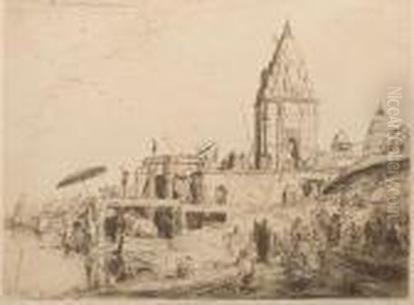 L'entree Dans Une Ville Orientale - view 1