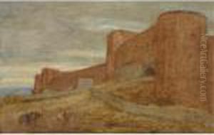 A View Of Toledo ('oude Vesting In De Woestijn') by Marius Bauer