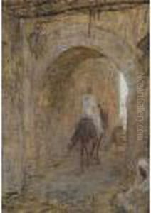 A Street Scene In Fez, Morocco