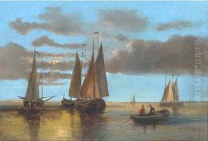 Fishing boats on the Scheldt