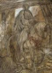 Oostersche Ruiter: An Elegant Horserider by Marius Bauer
