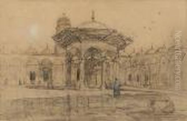 A Palatial Courtyard, Egypt - view 1