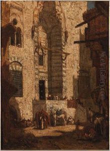 Mosque At Cairo, Egypt by Marius Bauer