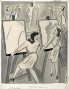 Ohne Titel by Max Bauer