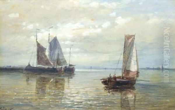 Sailing vessels in a calm - view 1