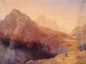In the Alps by Herman Herzog
