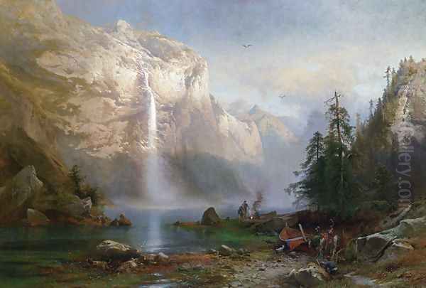 Mountain Lake Camp - view 1