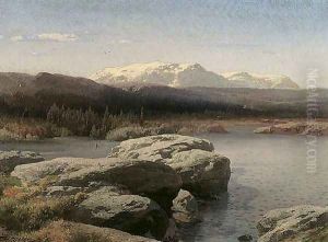 Rocky Landscape by Herman Herzog