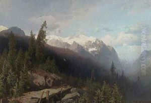 Mountain Pass by Herman Herzog