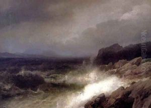 Maine Coast Near Bar Harbor by Herman Herzog